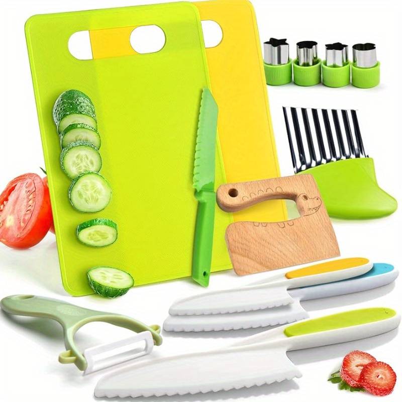 Ensemble d'Accessoires de Cuisine Sécurisés pour Enfants (Lot de 10 + 3 Offerts)