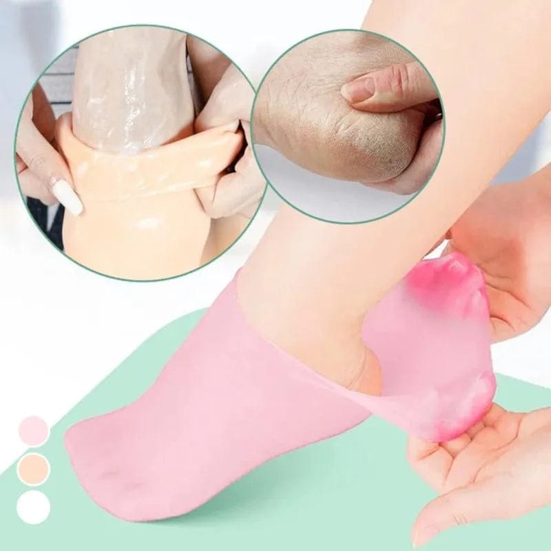 Chaussettes Hydratantes en Silicone Ultra-Réparatrices