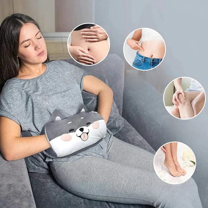 Coussin Chauffant Soulageant avec Ceinture (+Bouillotte Offerte)