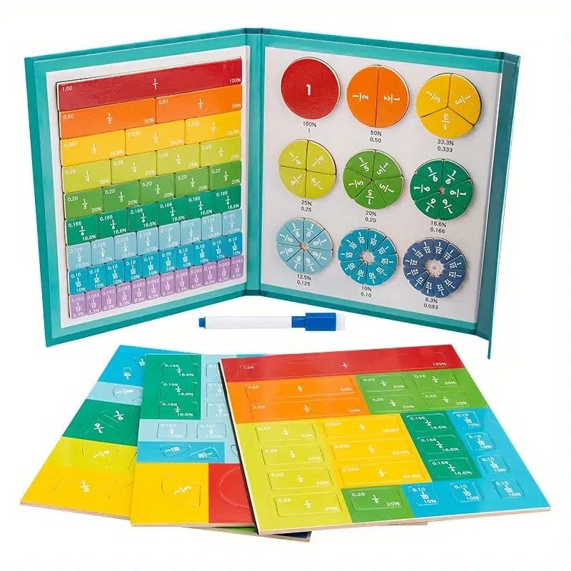 Jeu Éducatif des Fractions - Mathématiques pour Enfants