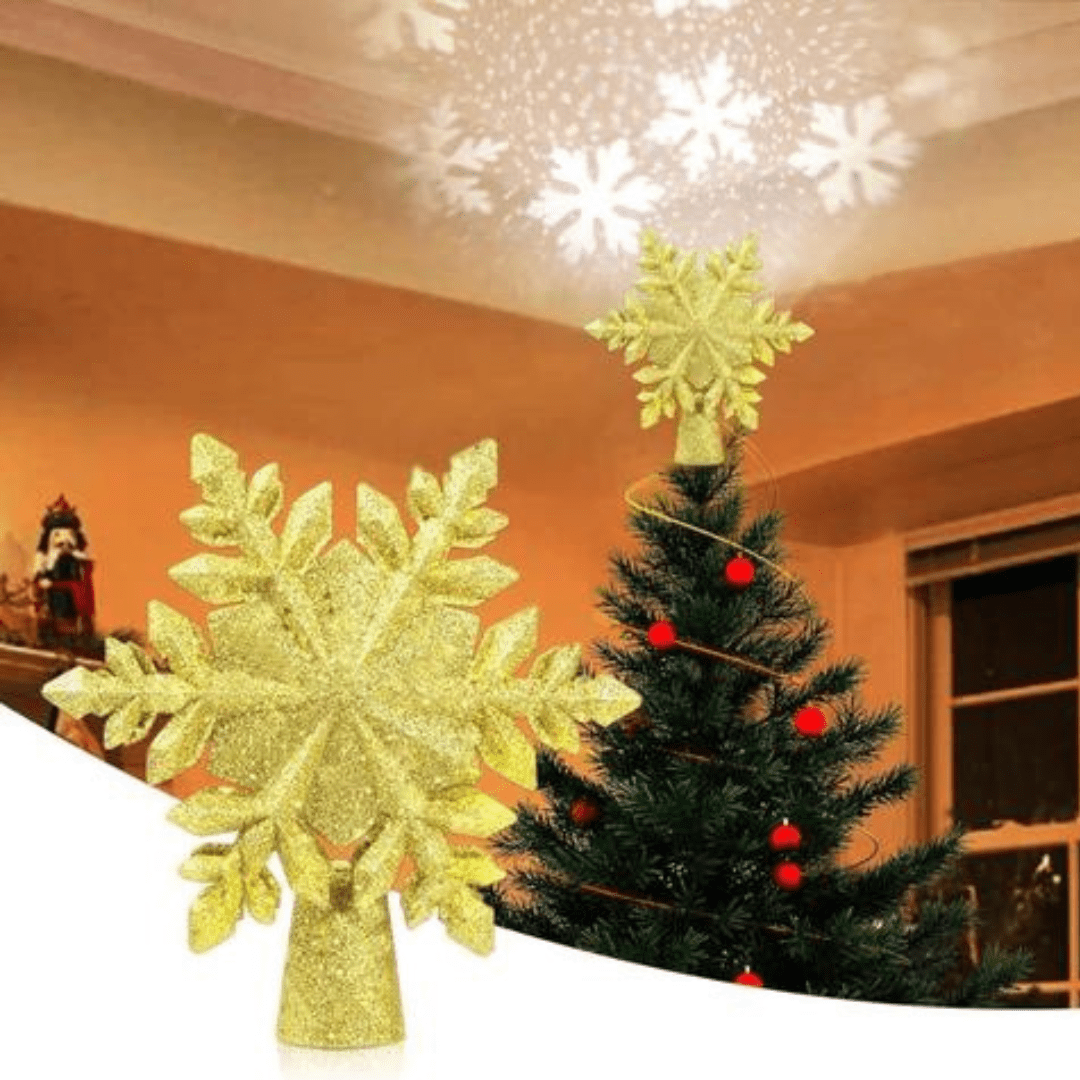 Étoile de sapin de Noël lumineuse