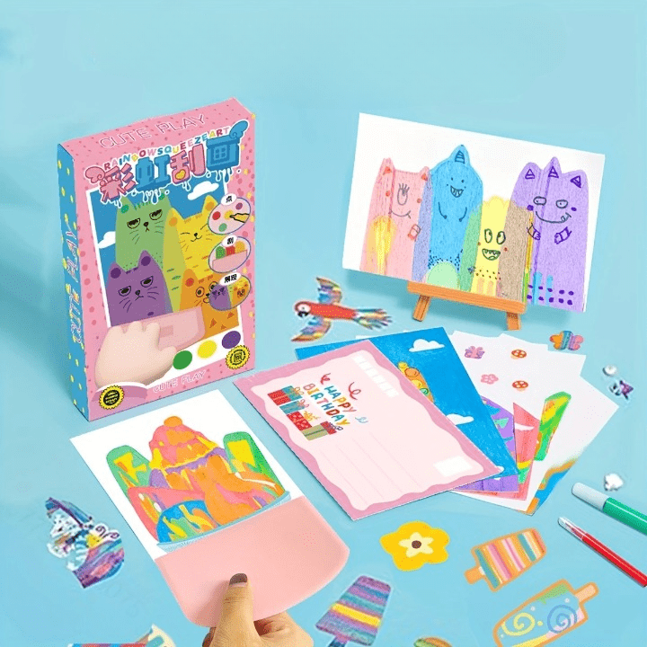 Coffret Créatif Arc-en-Ciel pour Enfants
