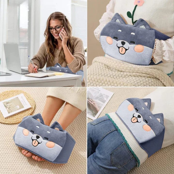 Coussin Chauffant Soulageant avec Ceinture (+Bouillotte Offerte)