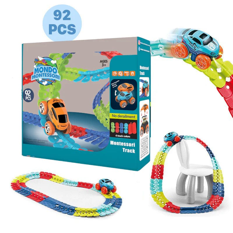 Piste de Voitures Ultra-Flexible Ludique