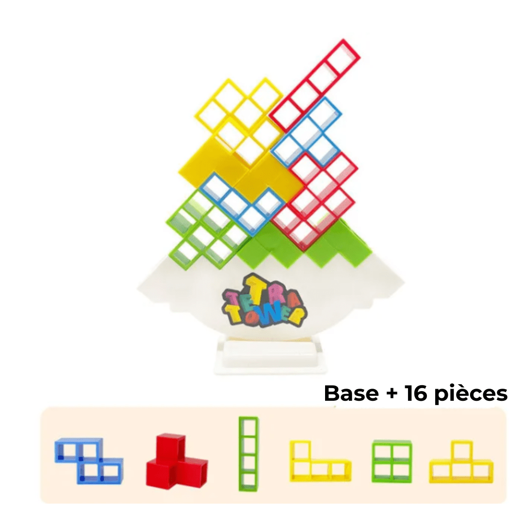 Jeu de Construction de Blocs Familial et Amusant