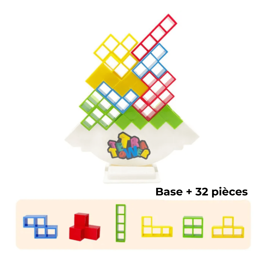 Jeu de Construction de Blocs Familial et Amusant