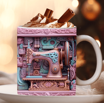 Tasse céramique créative 3D