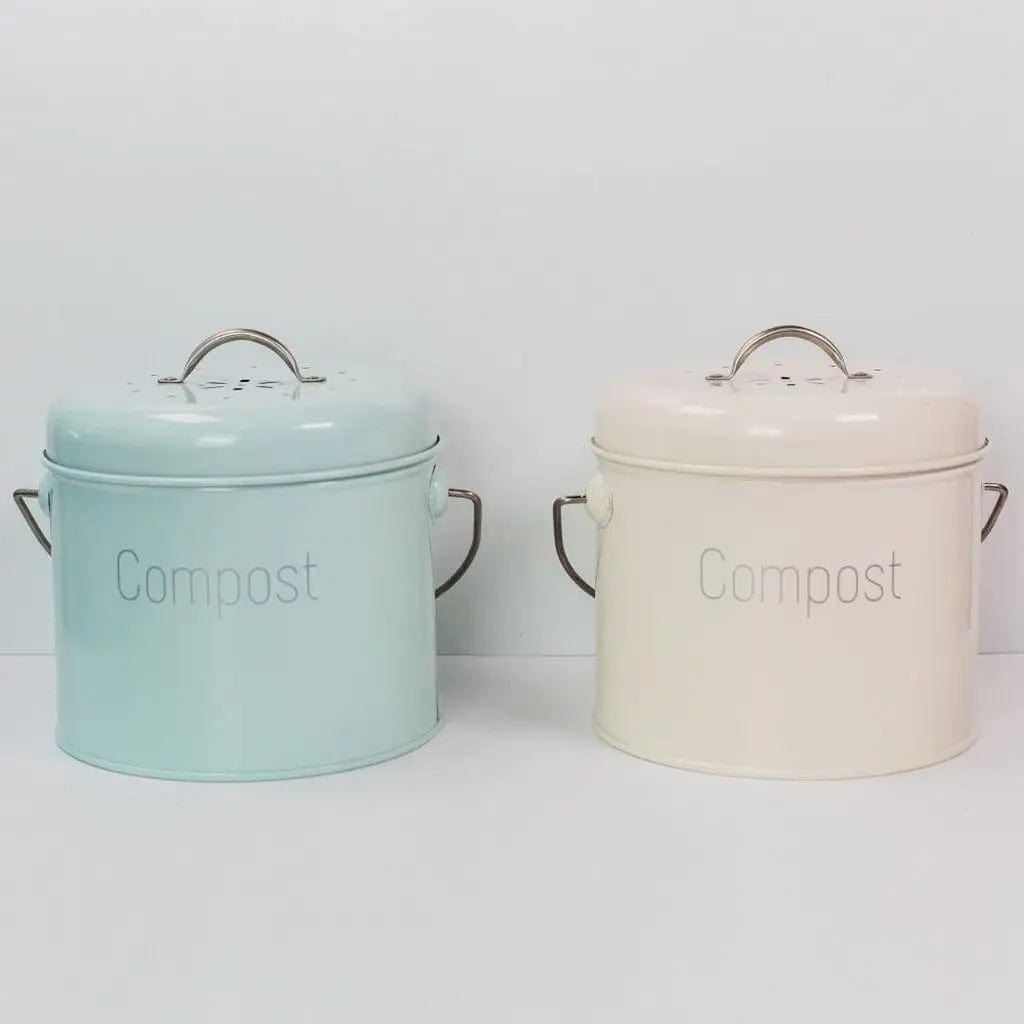 Bac à Compost Éco-Pratique en Inox pour Cuisine