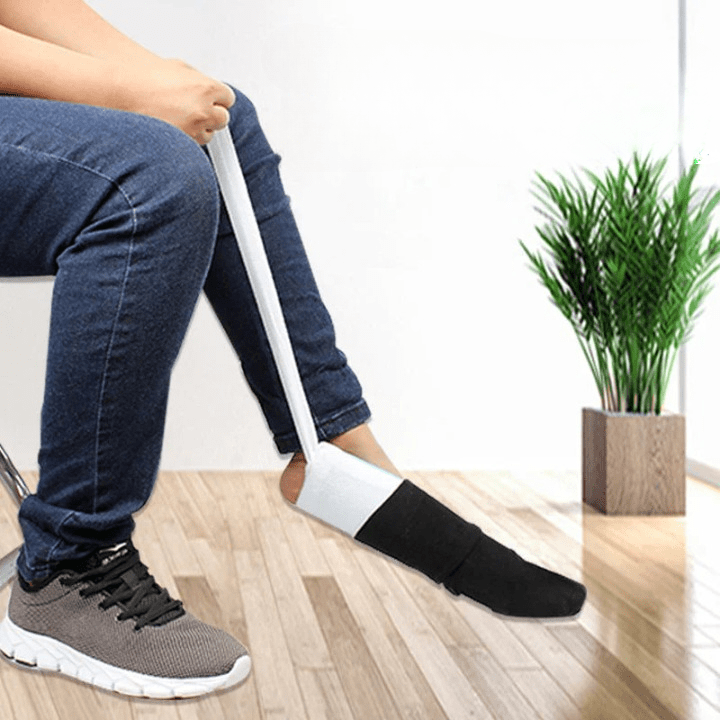 Outil Flexible d'Aide à l'Enfilage de Chaussettes