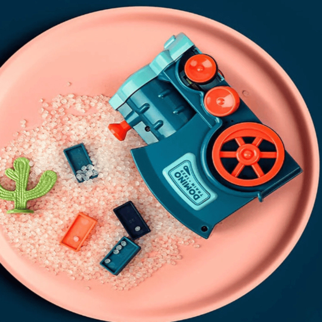 Train-Domino électrique éducatif (+ Dominos offerts)