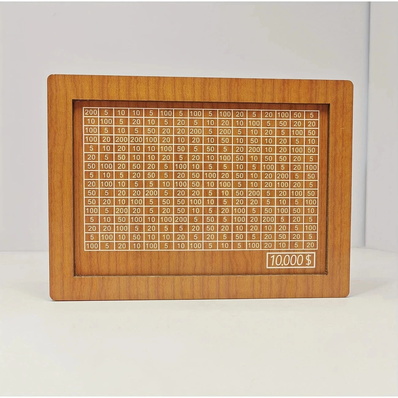 Boîte d'Épargne en Bois Organisée
