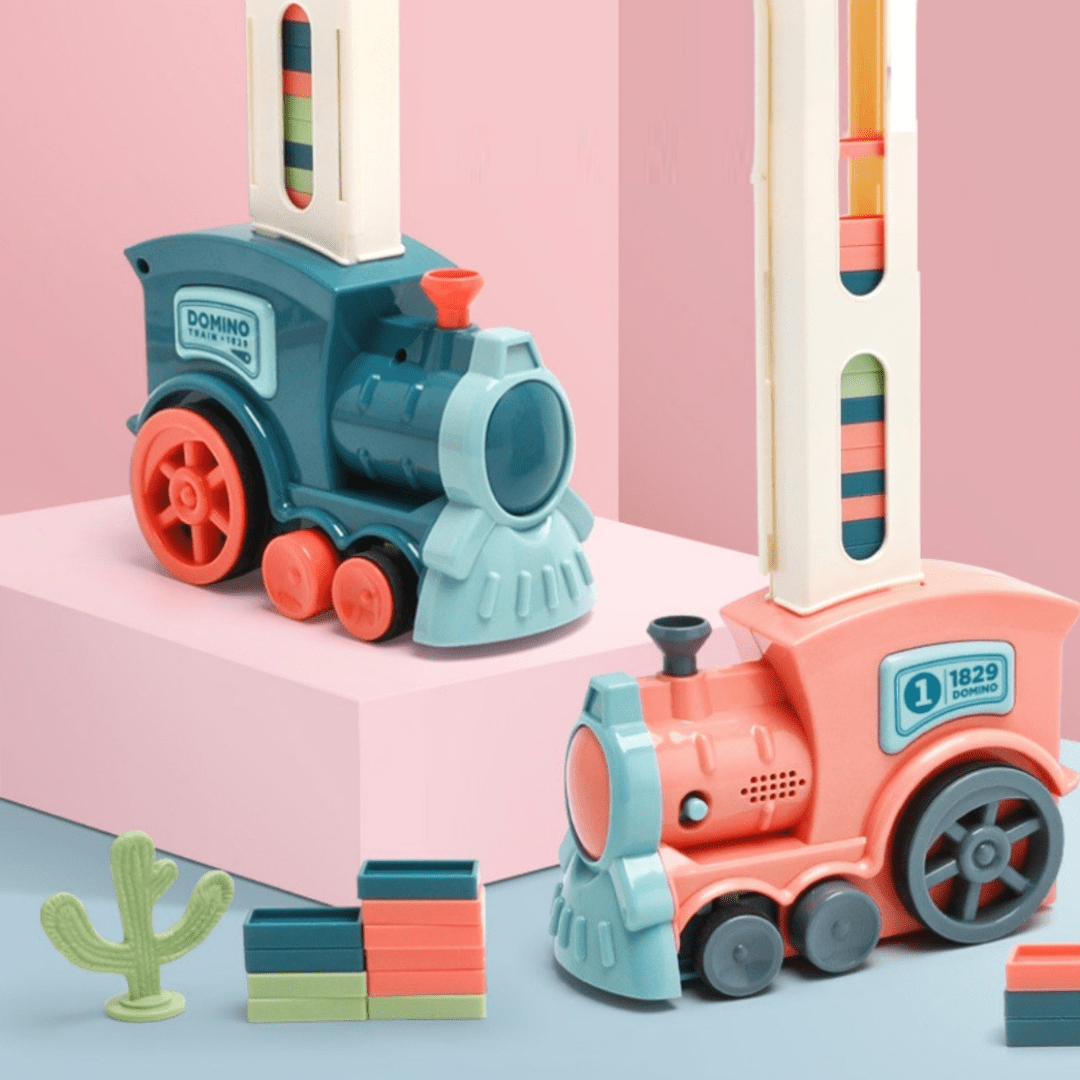 Train-Domino électrique éducatif (+ Dominos offerts)