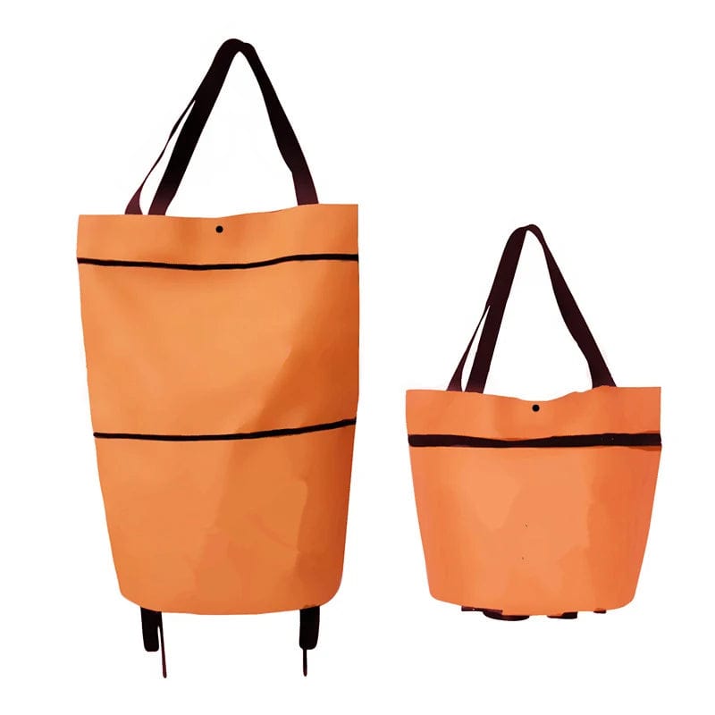 Sac de Courses Compact Pliable avec Roulettes
