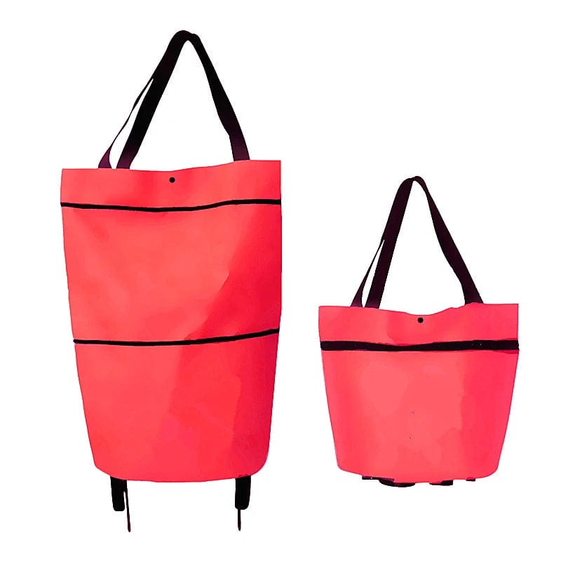 Sac de Courses Compact Pliable avec Roulettes