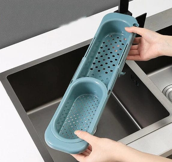 Organisateur de support d'évier rétractable pour la cuisine