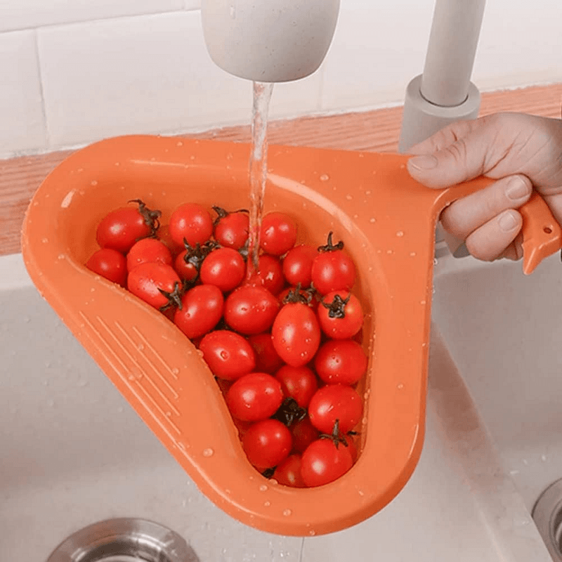 Passoire d'évier triangulaire d'évier de cuisine Swan Drain Rack
