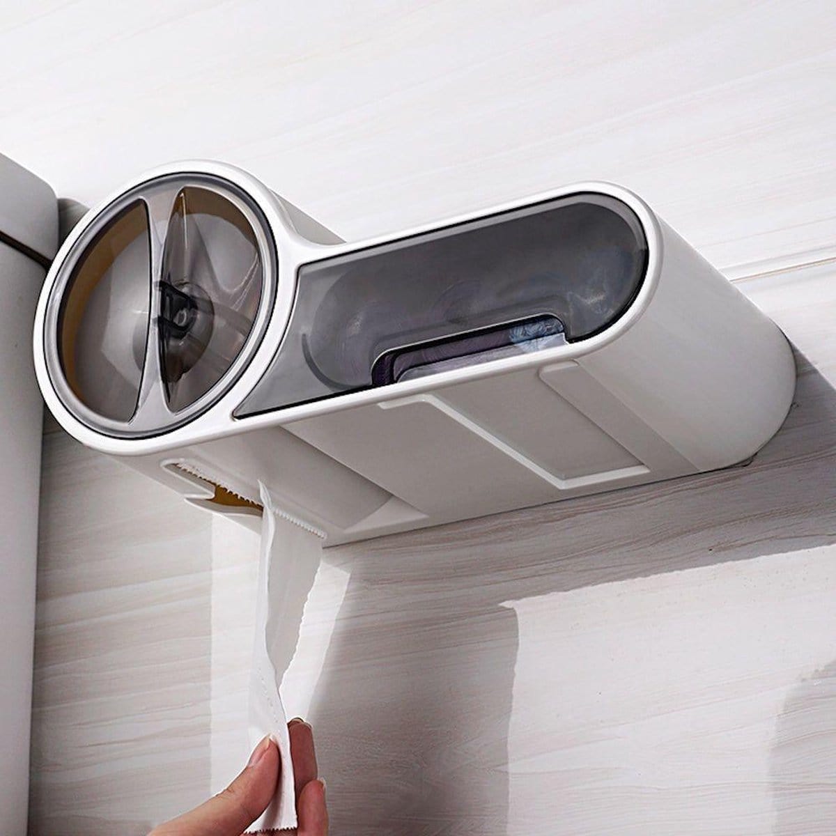 Distributeur de papier hygiénique multifonctionnel