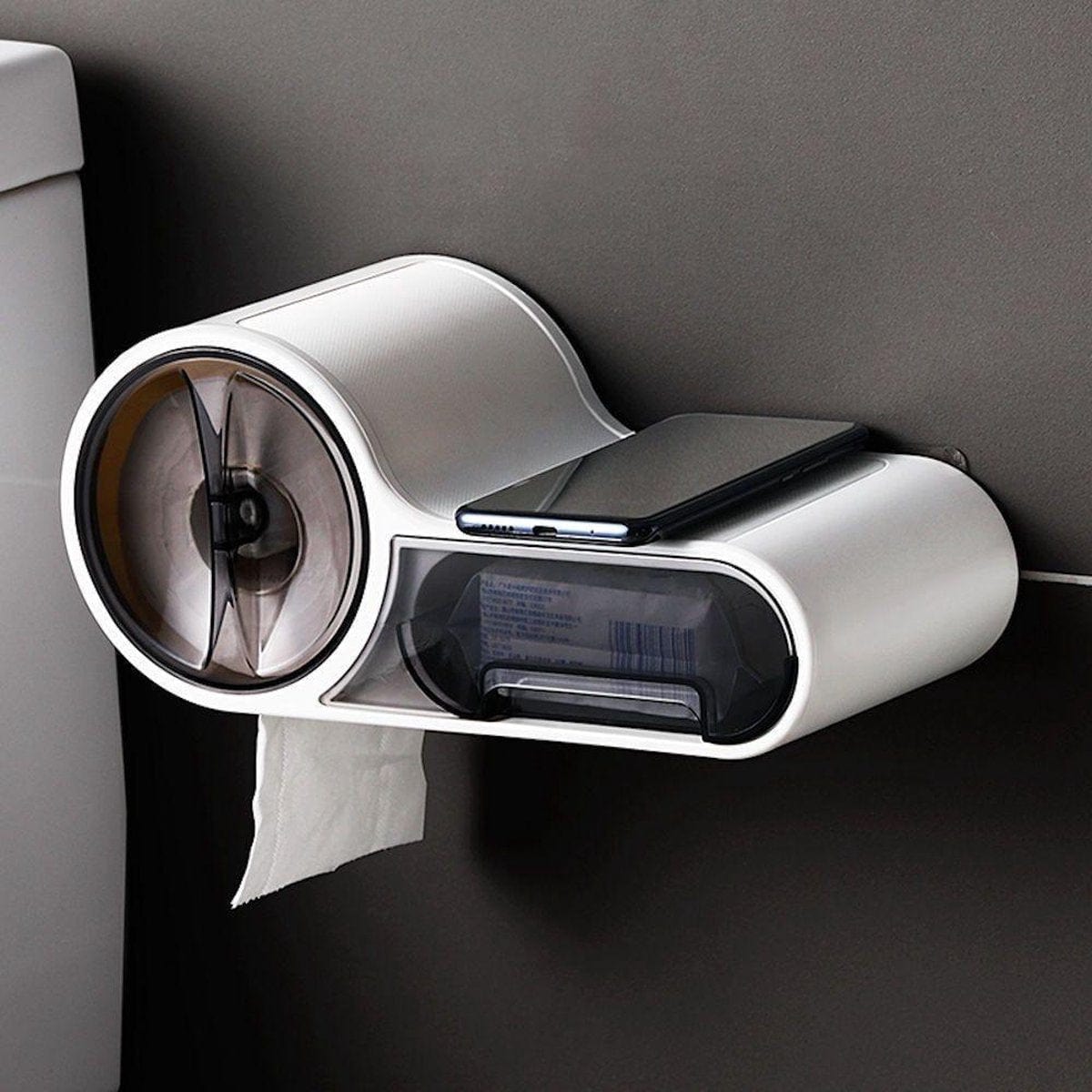 Distributeur de papier hygiénique multifonctionnel