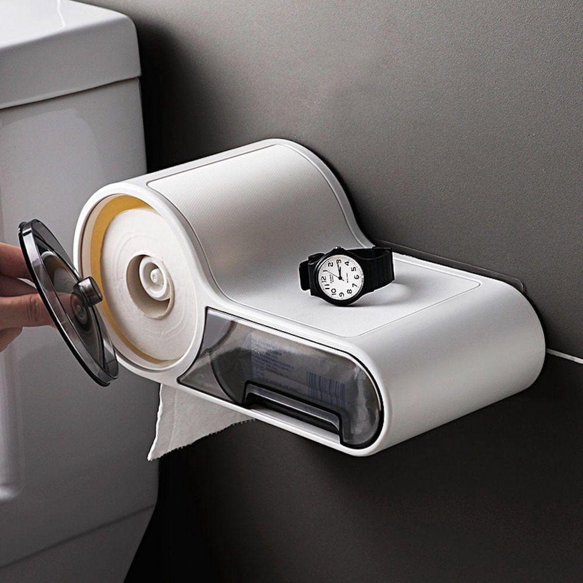 Distributeur de papier hygiénique multifonctionnel