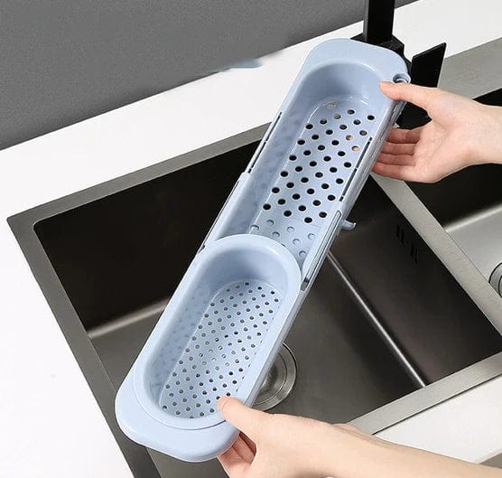 Organisateur de support d'évier rétractable pour la cuisine