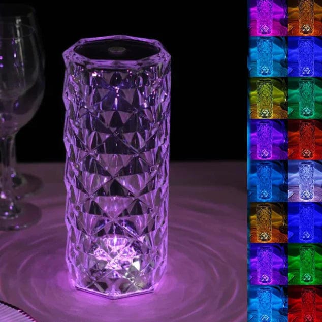 Lampe en cristal Magique Touch contrôle