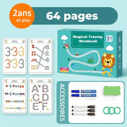 Cahier de dessin Magique Montessori