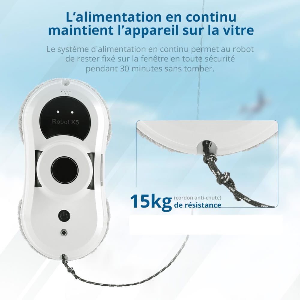 Robot laveur de vitre intelligent pour avoir des carreaux impeccables