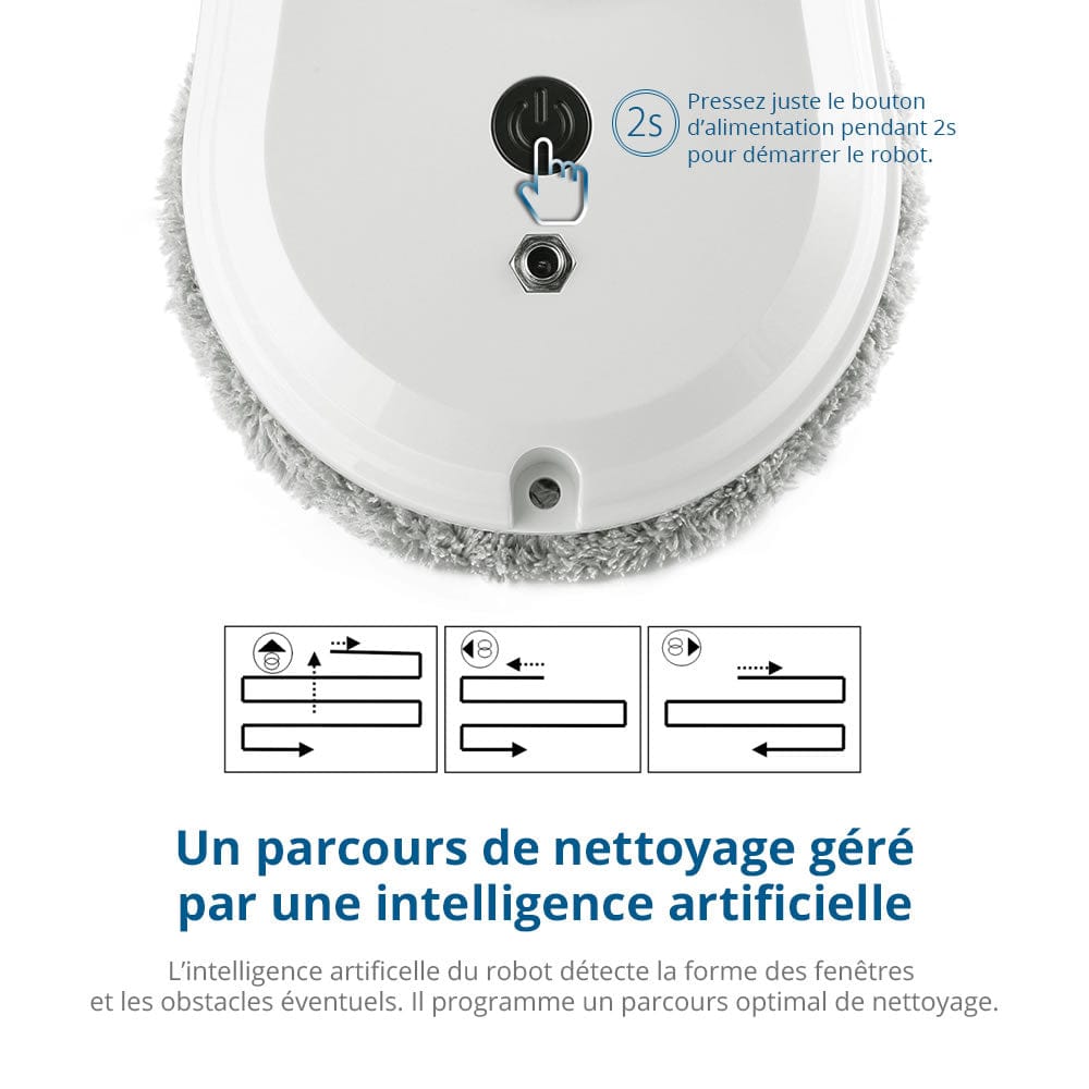 Robot laveur de vitre intelligent pour avoir des carreaux impeccables