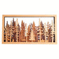 Décoration Murale en Bois Sculpté "Forêt Enchantée"