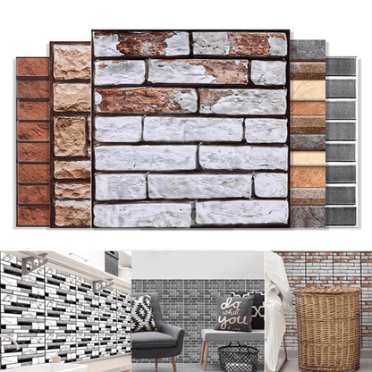 3D Adhesive Tiles to Stick and Peel