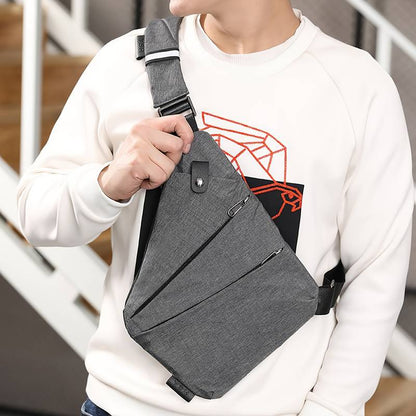 Sac à Bandoulière en Toile Élégant pour Homme