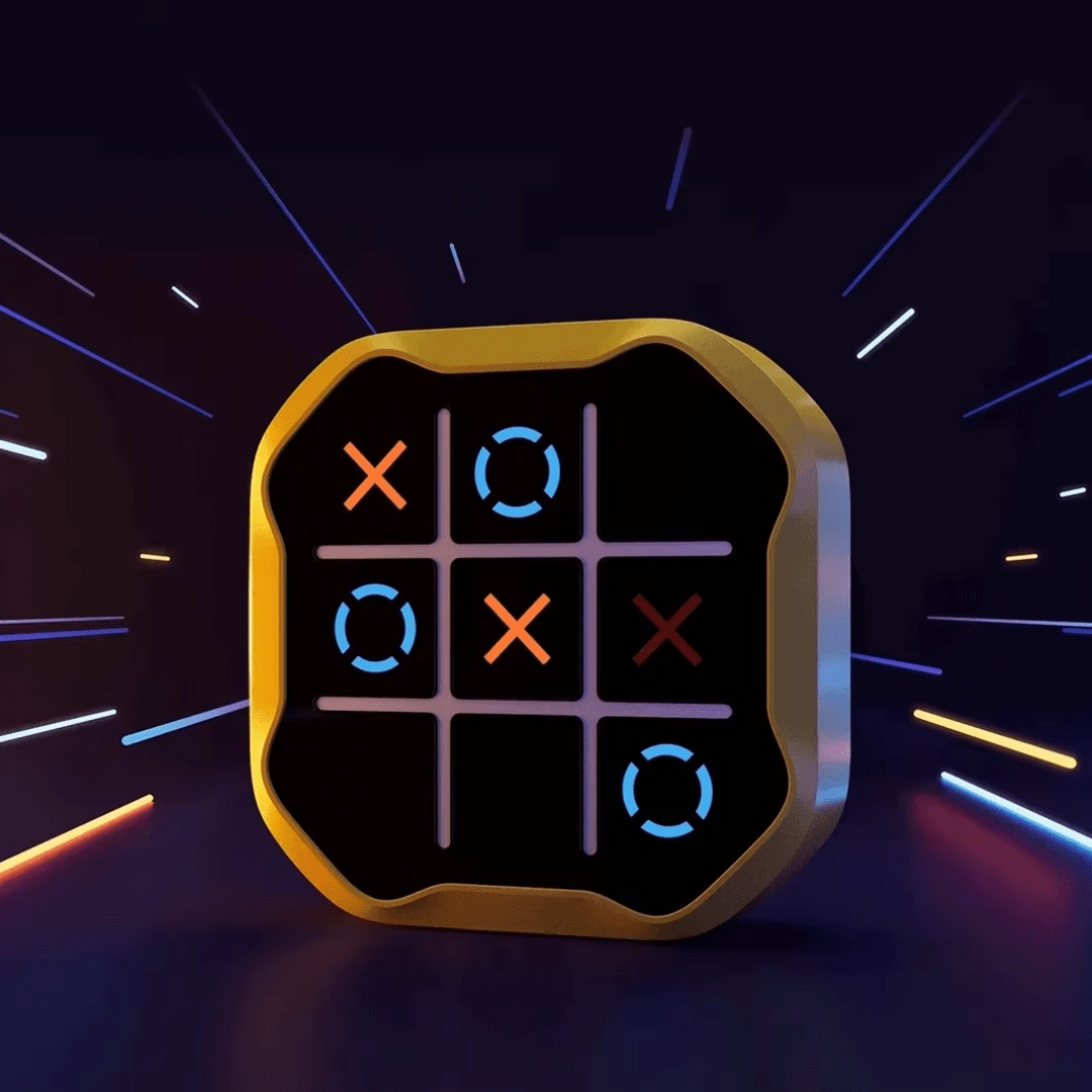 Jeu de Tic-Tac-Toe Électronique Interactif pour Enfant