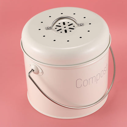 Bac à Compost Éco-Pratique en Inox pour Cuisine