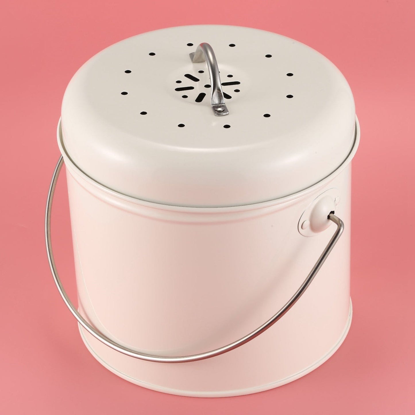 Bac à Compost Éco-Pratique en Inox pour Cuisine