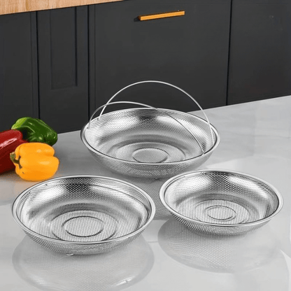 Ensemble de 3 Paniers pour Cuisson Vapeur Pratiques et Polyvalents (2 + 1 Offert)