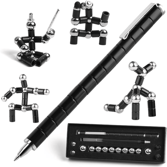 Set d'Aimants et Stylo Anti-Stress Relaxant