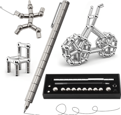 Set d'Aimants et Stylo Anti-Stress Relaxant