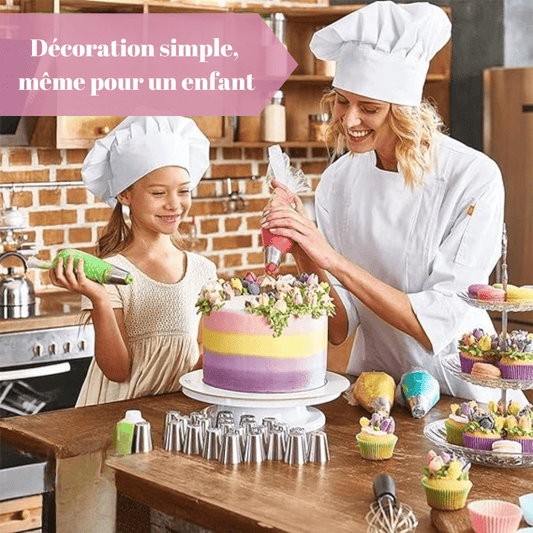 Douilles de Pochage pour Pâtisserie (Lot de 5 + 2 Offertes)