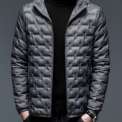 Ultra-Comfortable Hooded Down Jacket for Men