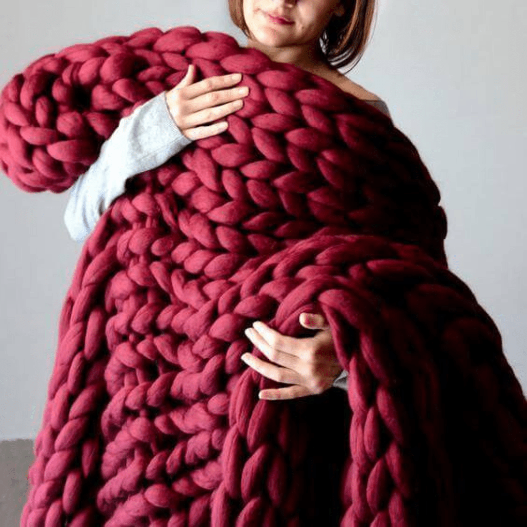 Ultra-Soft Knitted Blanket