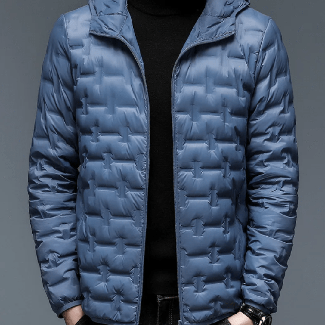 Ultra-Comfortable Hooded Down Jacket for Men
