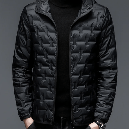 Ultra-Comfortable Hooded Down Jacket for Men