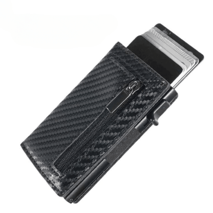 Portefeuille Compact Élégant en Métal Sécurisé