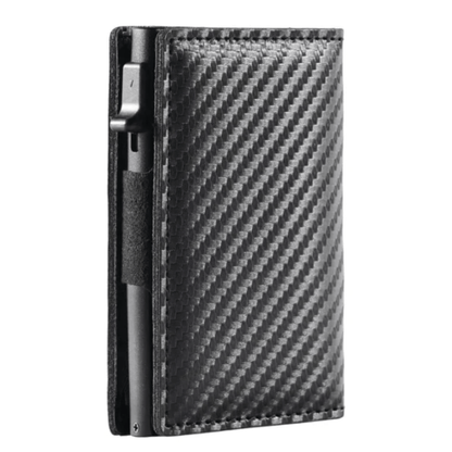 Portefeuille Compact Élégant en Métal Sécurisé