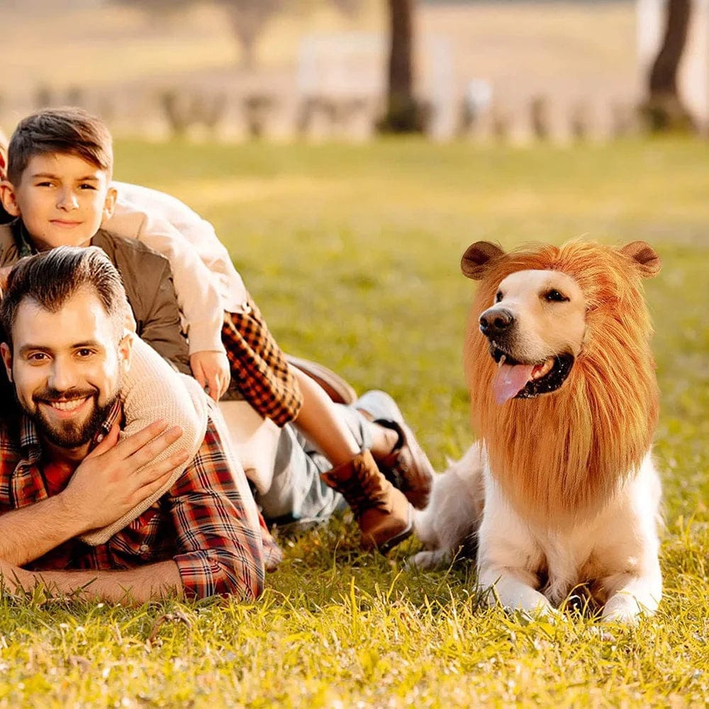 Perruque de Lion Réaliste pour Chien