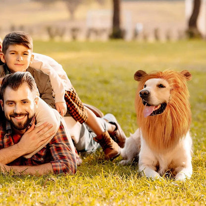 Perruque de Lion Réaliste pour Chien