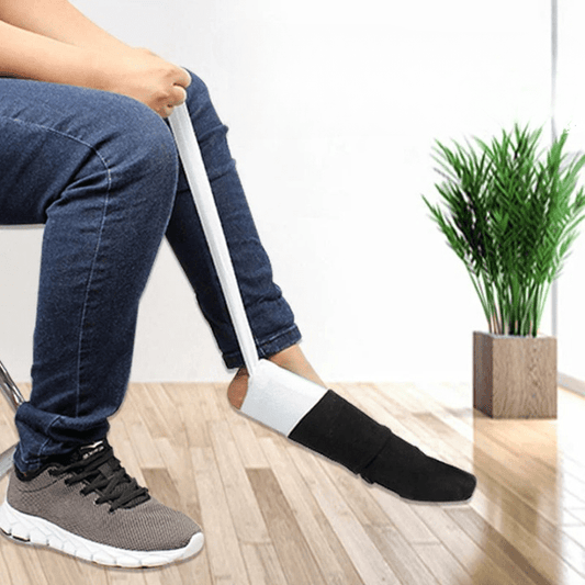 Outil Flexible d'Aide à l'Enfilage de Chaussettes