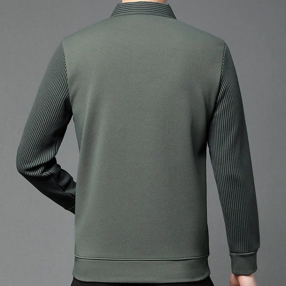 Pull à Col Chemise Élégant pour Homme