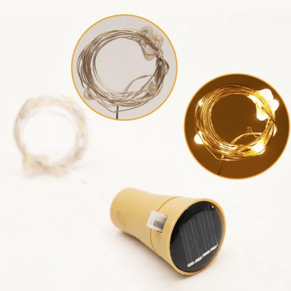 Lumières Solaires Magiques pour Bouteille