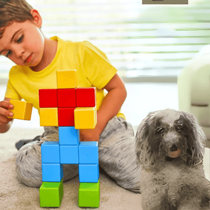 Blocs de Construction Magnétiques Créatifs pour Enfants
